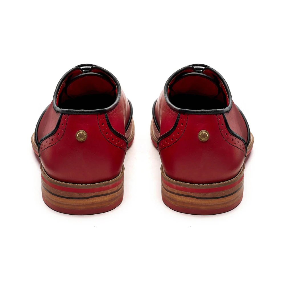 Core Brogues Men – Crimson - Image 4