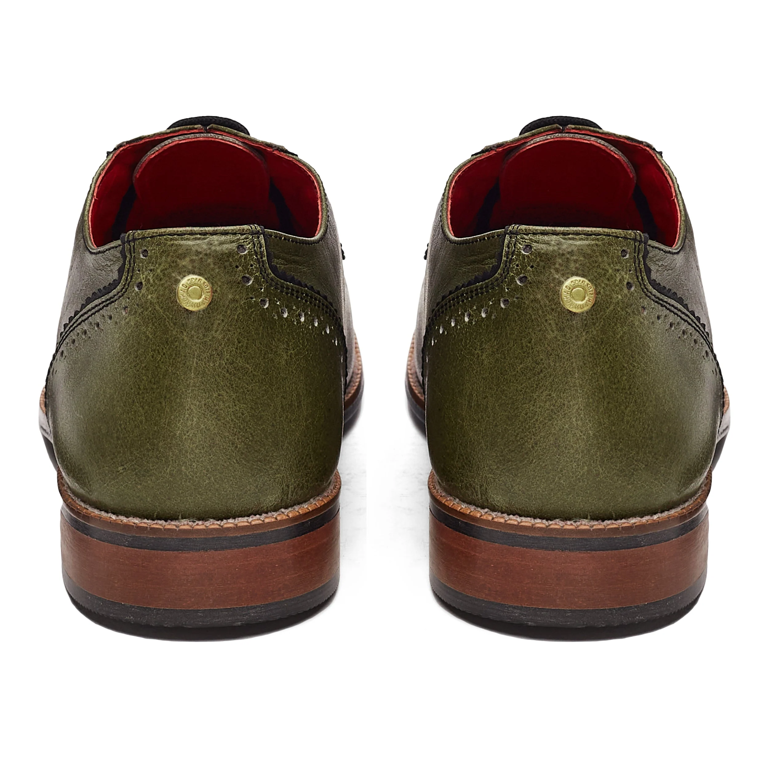 Maharaja Brogues Men – Olive - Image 4