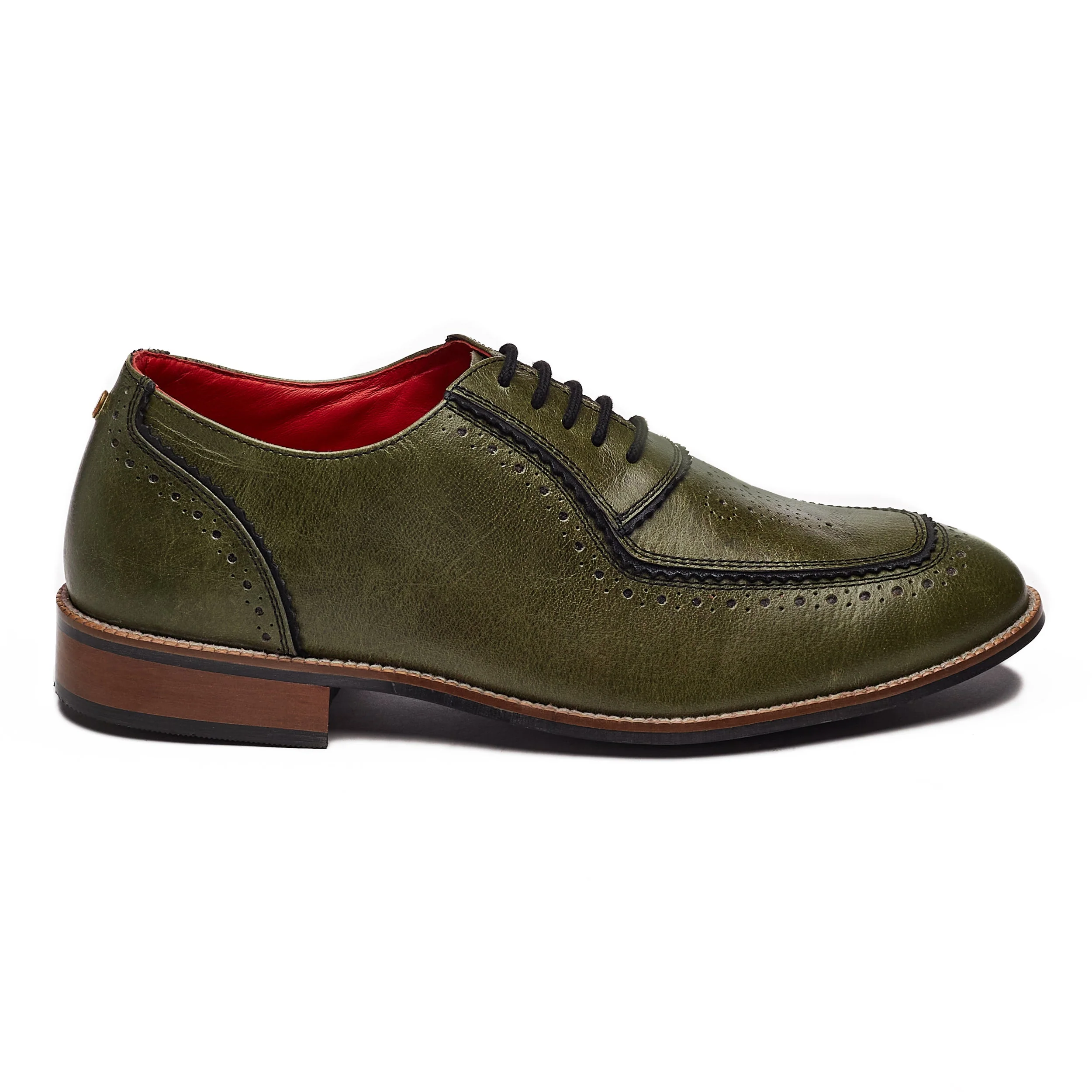 Maharaja Brogues Men – Olive - Image 5
