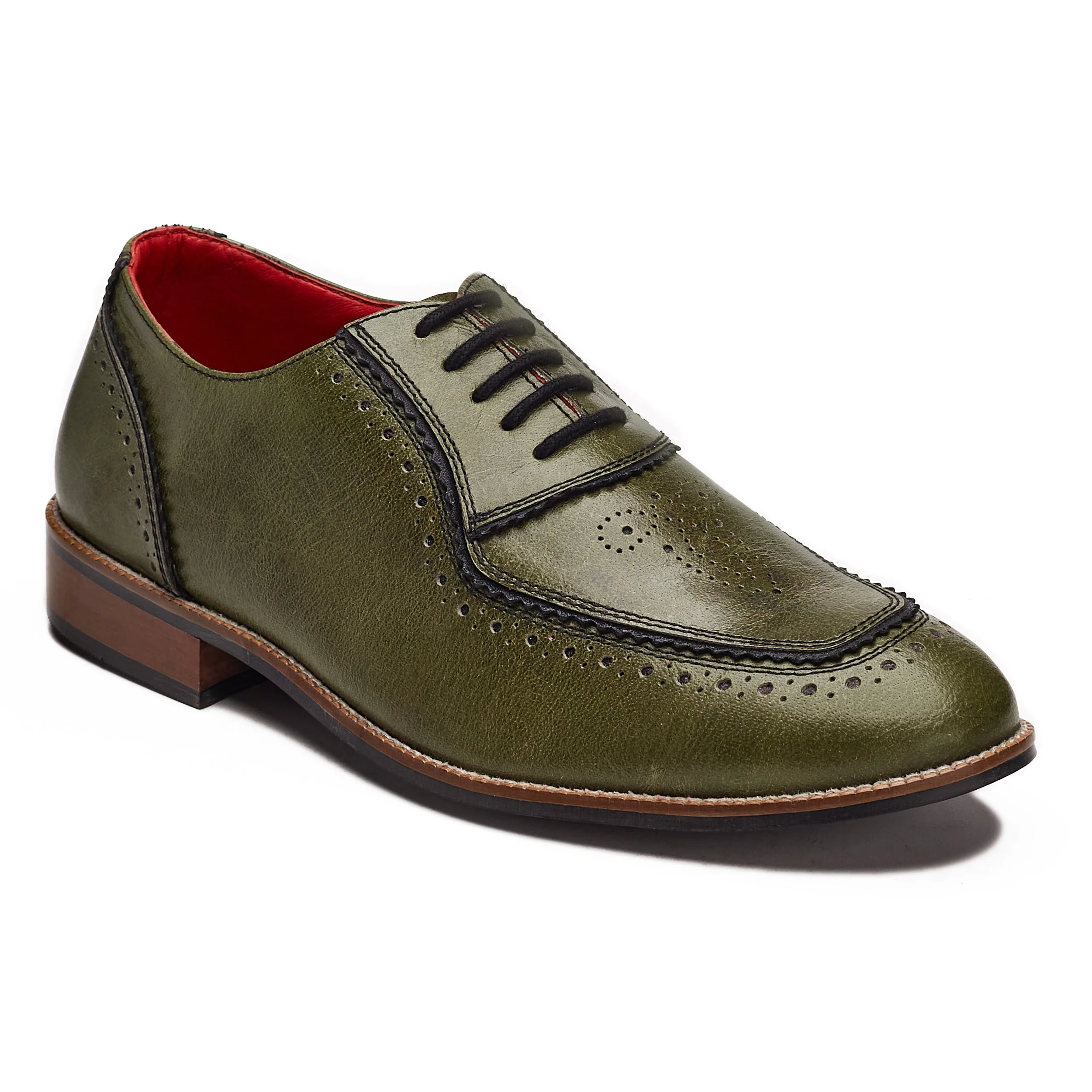 Maharaja Brogues Men – Olive - Image 6