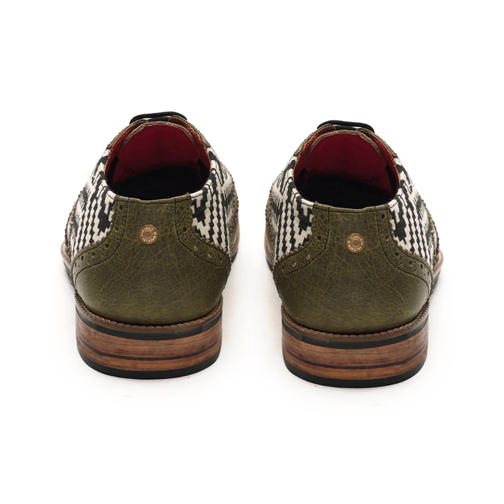 Texo Brogues Men – Olive - Image 4